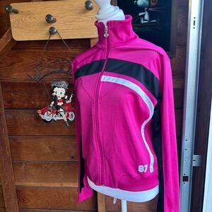 Y2k pink womens nike athletics jacket